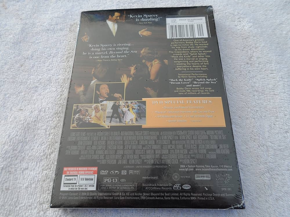 Amazon.com: Beyond The Sea - DVD : Kevin Spacey: Movies & TV